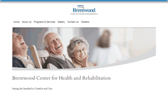 Desktop Screenshot of brentwoodcenterrehab.com